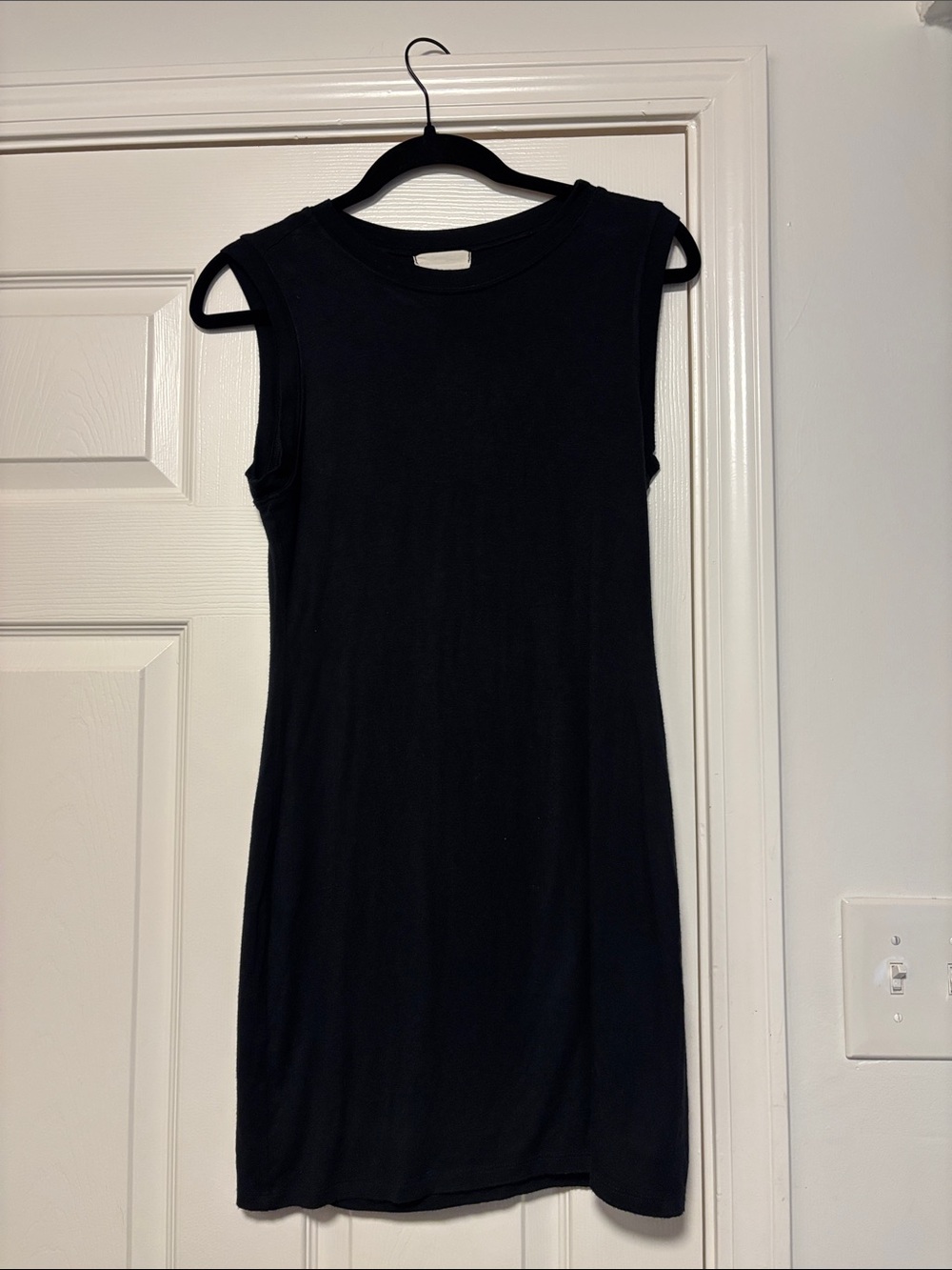 Classic Black Sleeveless Mini Dress